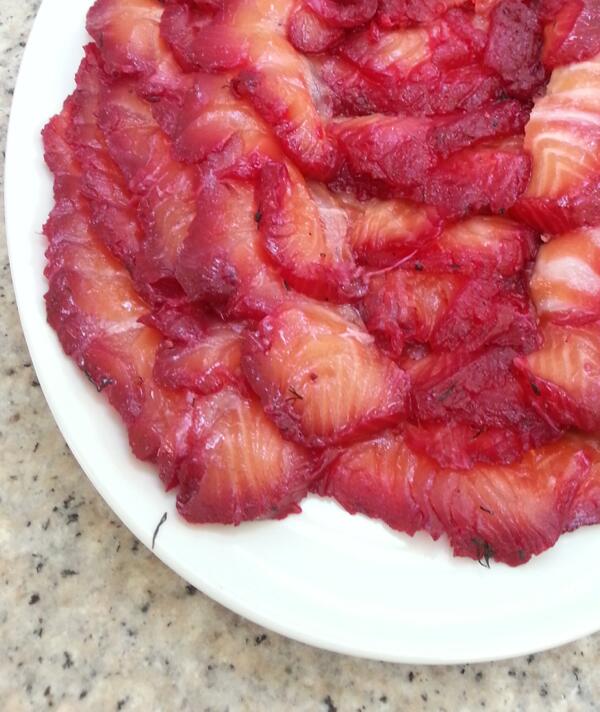 lucygardiner's tweet photo. Beetroot gravadlax http://t.co/G1Cgj9eMZY via @platterhq http://t.co/DAAhDfAaAW