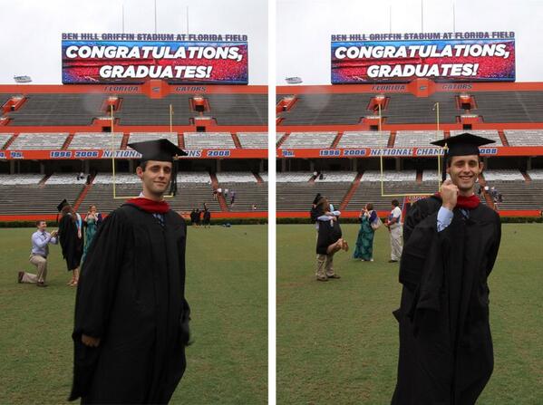 Hey @UFlorida: what do you think of this #UFgrad #photobomb?