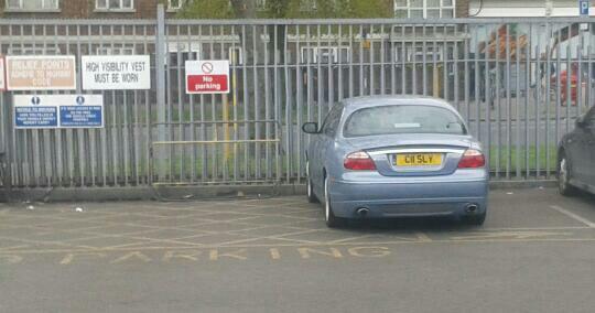 C11 SLY displaying Inconsiderate Parking