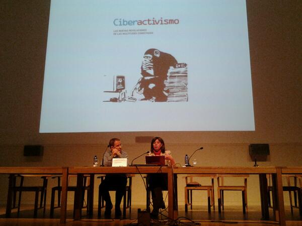 PaulaCabaleiro's tweet image. #CIBERACTIVISMO las nuevas revoluciones de las multitudes conectadas @y_quintana #comvirus