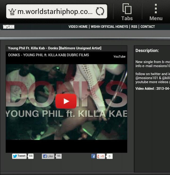 Check me out on #WorldStarHipHop #Donks (; Donks - Young Phil ft. Killa Kab http://t.co/DUMI7M7Pi9