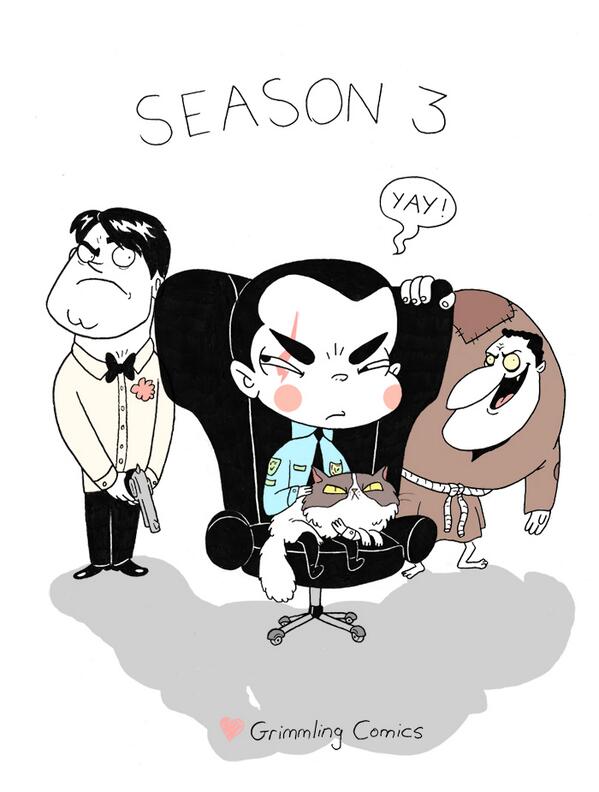 We're not saying season 3 SHOULD be like this, but... (@mistergiuntoli <a href="/sasharoiz/">sasha roiz</a> <a href="/MrReggieLee/">Reggie Lee</a> <a href="/RichardHatem/">Richard Hatem</a>)
