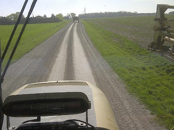 Awful commute north of Dresden this a.m