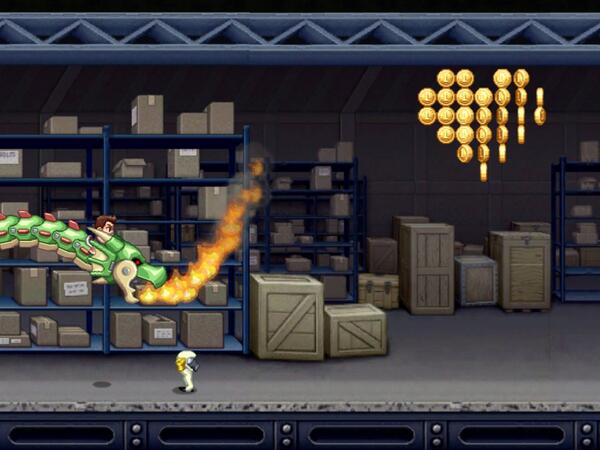 OfficialCWA1109's tweet photo. I just flew 1,133m in a brilliant game of Jetpack Joyride on iPad. Bam!  http://t.co/RqS4rUDroI http://t.co/uX0M1YQgWt