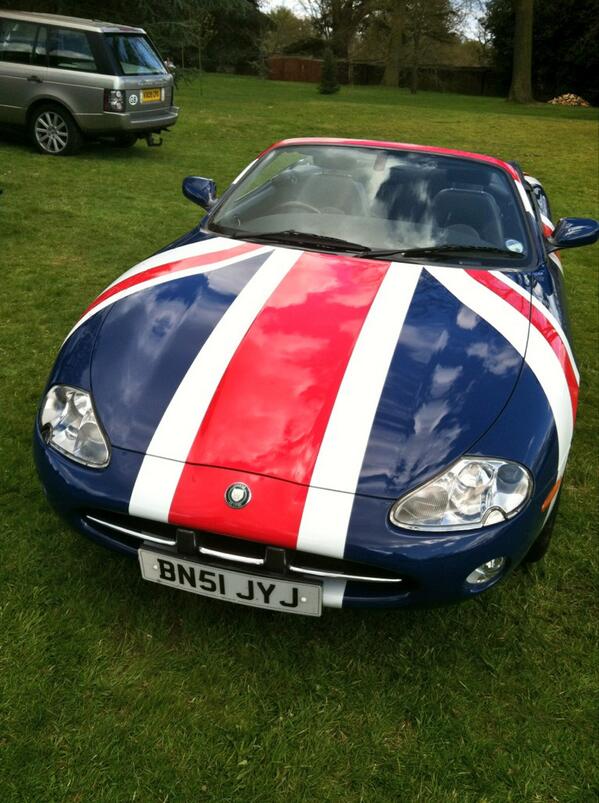 ahgp30's tweet photo. Jags on display at Warwick #ohbehave http://t.co/8iEi1rhYP3