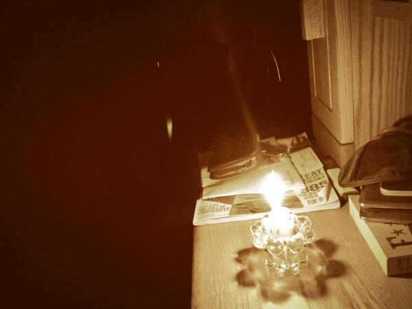 goldeh25's tweet photo. Metallica by candle light. #jhb_power_outage http://t.co/weeXTIAwBx