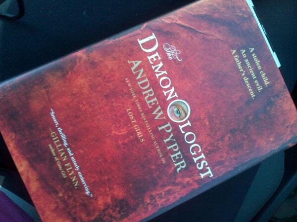 JulieHeather's tweet image. New read for #bookclub #TheDemonologist by #AndrewPyper Excited and quite scared to get through this!