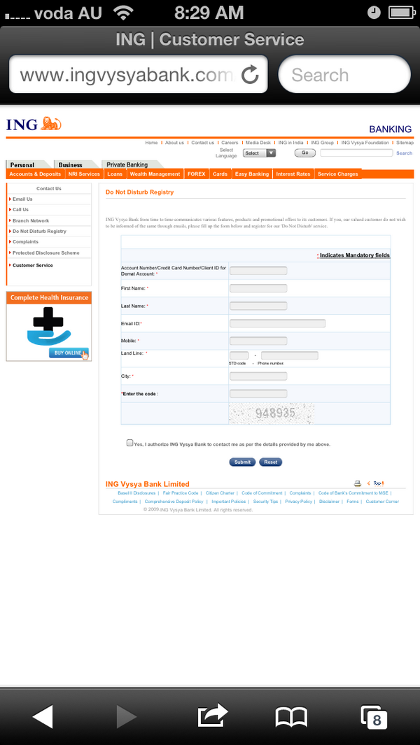 livelyroh3's tweet image. This is an unsubscribe form. You got be kidding me #ingvysya. Never ever banking with you.