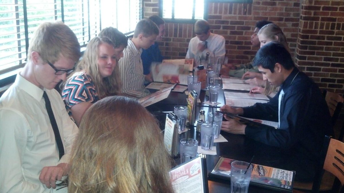 slcsdmusic's tweet photo. Tom Fooleries for supper. http://t.co/Wf4cwPfyOM