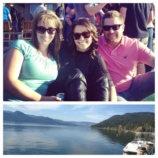 lmjamer's tweet photo. . @DIRTT #Magnolia2013 draws to a close. Pops on the lake w. @itshelenon and @DannyMcEachren. Missin U @bonerpartey http://t.co/JY4rxW44YL