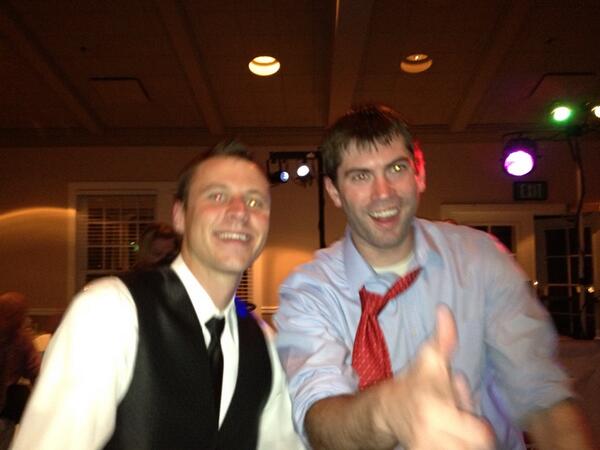 Acow54's tweet photo. Getting our groove on at the Pella wedding! @MistaPescador #tearingupthedancefloor http://t.co/v1ItihvHrO