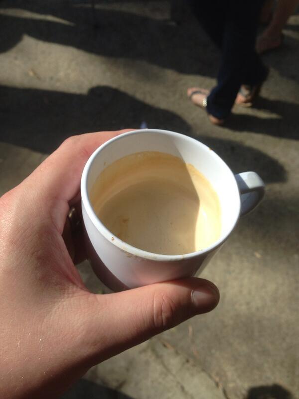 TravCook's tweet image. Coffee by Dave Shannon. Enjoyed it! #weekendaway #lovingit