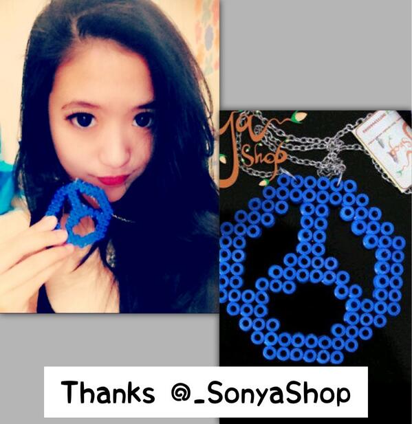 shelleyswet's tweet photo. Thankyou @_SonyaShop kalung beads nya keren B-) #endorse http://t.co/p9HZcMHn1F