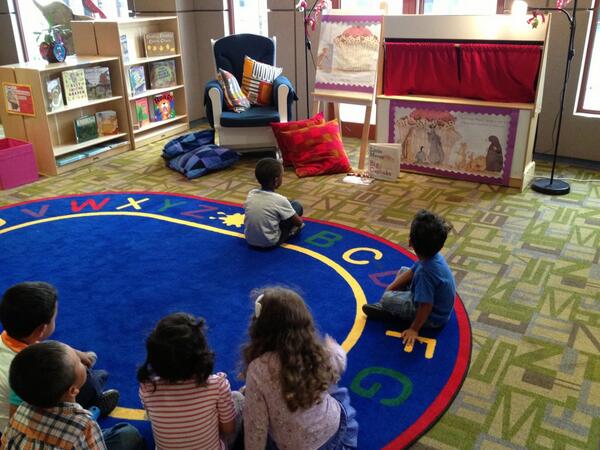 Ms. Roxanne read us a cupcake story with a mouse and a mole and a bird.