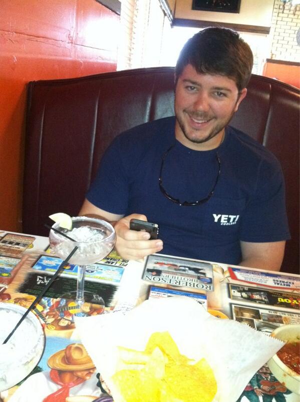 AronSpiers's tweet photo. If anyone is lookin for us... We'll be at el mariachi all day @huey_iii #CincoDeMayo http://t.co/Z9TjhArtDc