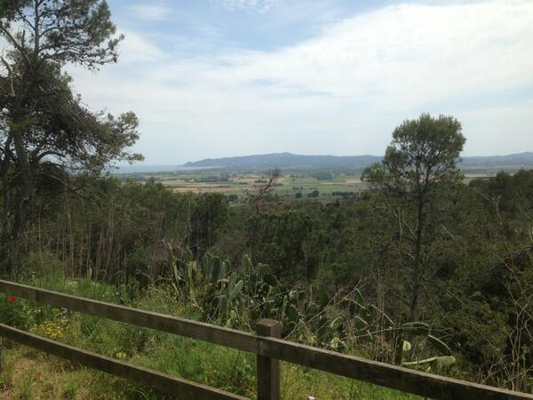 Bon matí de passejades amb @LaauraKimber pel Montgrí (les Dunes).  Recarregant les piles per la setmana!
