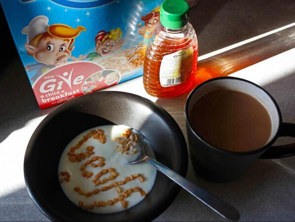 TheGeoffProject's tweet image. #thegeoffproject #geoff #cereal #ricekrispies #Kelloggs  365 days of Geoff No.48