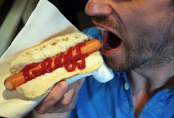 TheGeoffProject's tweet image. #thegeoffproject #geoff #hotdogs #ketchup 365 days of Geoff No.49