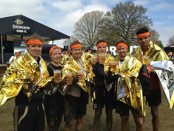Rayner7's tweet image. A bit belated, but didn't make it out earlier...And they made it!! Go team Apocobant #toughmudder
