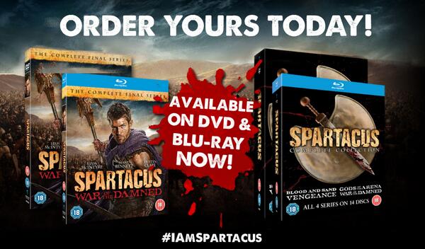 Are you having a Spartacus marathon this #BankHoliday weekend? tinyurl.com/bw6o64c #IAmSpartacus