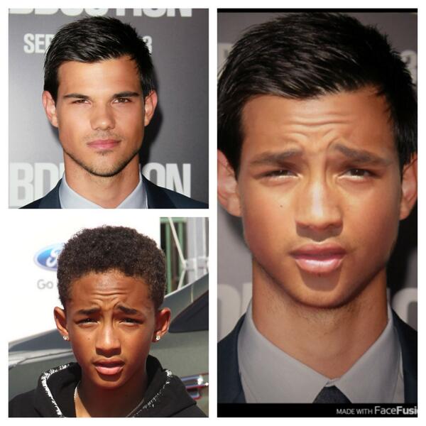 mya on twitter morphedcelebs taylor lautner and jaden smith