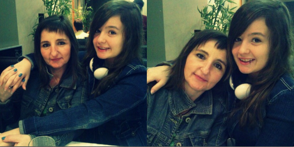 RebecaVazquez11's tweet image. -Eso Fue #HOii Con La Persona Que mas #AMO :) ♥ #GRACiiAS [M A M A] ♥