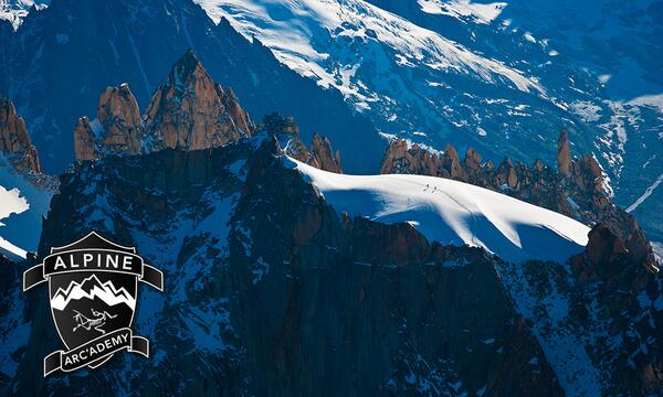 Arcteryx's tweet photo. “three days of pure alpinism” – Good post about the #AlpineArcademy on @SidetrackedMag. http://t.co/bp9K9w3WIs http://t.co/T3hLpNWOLM