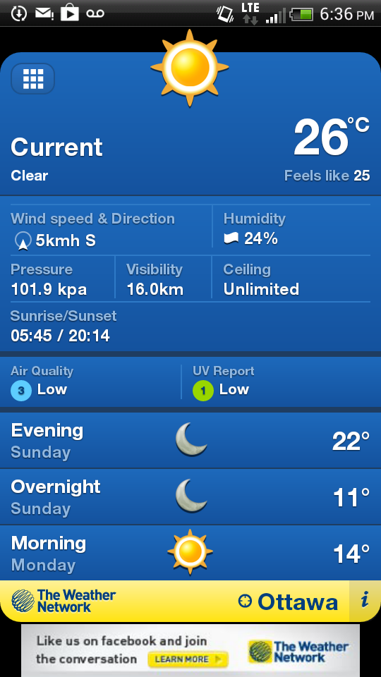 leanneandthings's tweet image. 630 in the evening and it's still 26 degrees!! #love #ottawa #springorsummer?