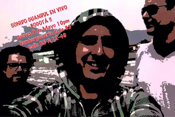 CGuandul's tweet photo. Amigos este jueves concierto en Bogotá y viernes de vuelta a Barcelona! http://t.co/aMZFBaCZR4