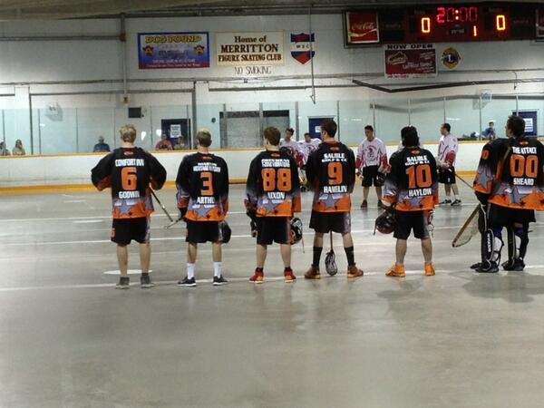 Here goes the season opener in st.catherines #stars