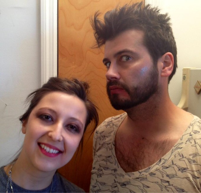 Just making some pretty people even prettier. @BenRameaka and Natasha Vaynblat http://t.co/0eLbzjv7C<a href="/tag/dcm16"class="tags"><span>#dcm16</span></a>