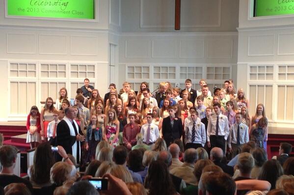 Commitment Class weekend for these great 8th graders. Welcome to HSM!!