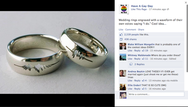 Saying about wedding rings