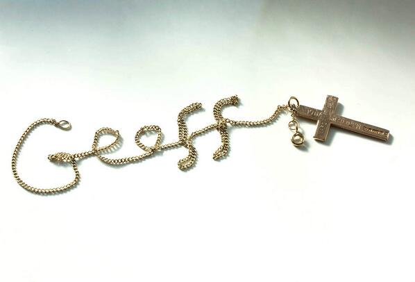 TheGeoffProject's tweet image. #thegeoffproject #geoff #crucifix 365 days of Geoff No.51