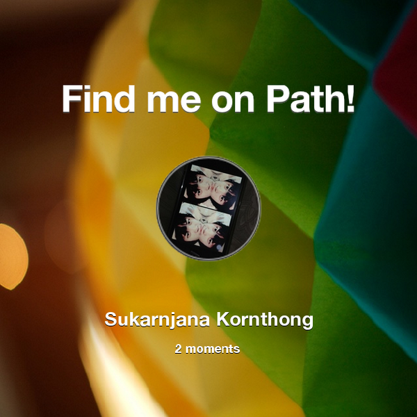 paintpiccolo's tweet photo. Find me on #Path now! Go to: http://t.co/3YWehC81ee! #thepersonalnetwork http://t.co/uVGh6O5nIh