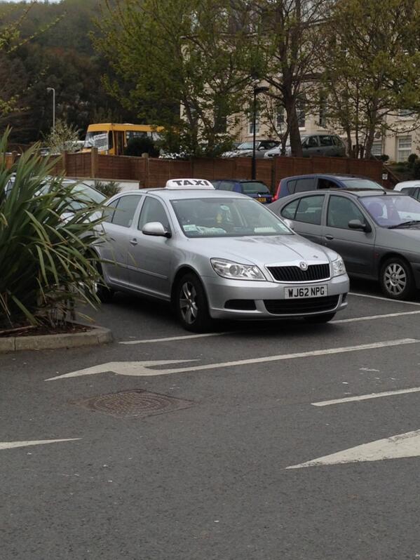 WJ62 NPG displaying Selfish Parking