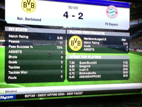 RealLoganHoehn's tweet image. #twogames #5goals #2assist #fifa13