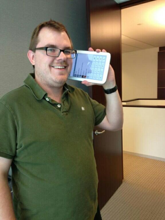 Self Pic With my Galaxy Note 8.0 International.