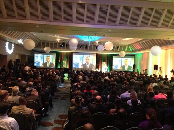 AxiaCom's tweet image. Estamos en @eumeetsamericas donde hay 203 compañías y 743 delegados de diferentes países latinoamericanos y europeos.