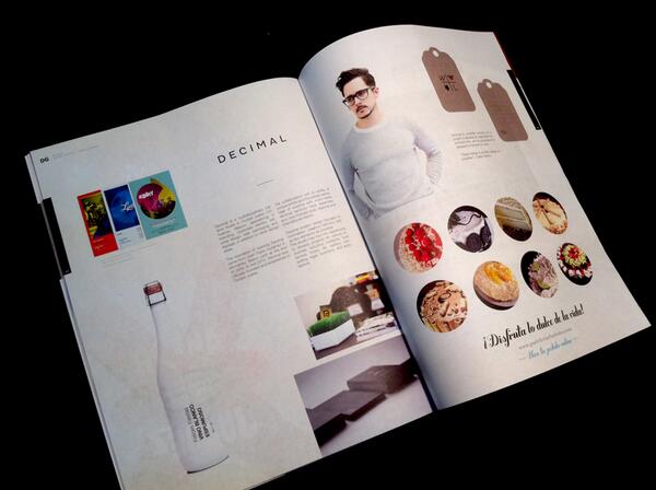 DecimalCreative's tweet image. Decimal on Ave Mag #5. —Thank you &amp;amp; great work on the new issue @avecdj