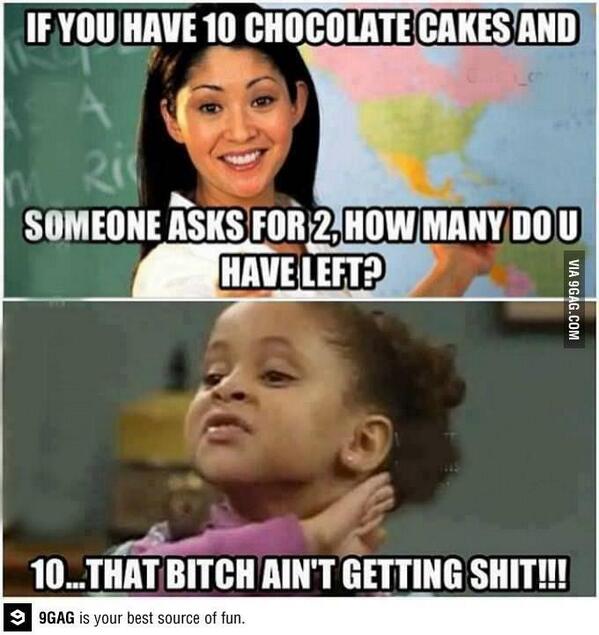 No she ain't!