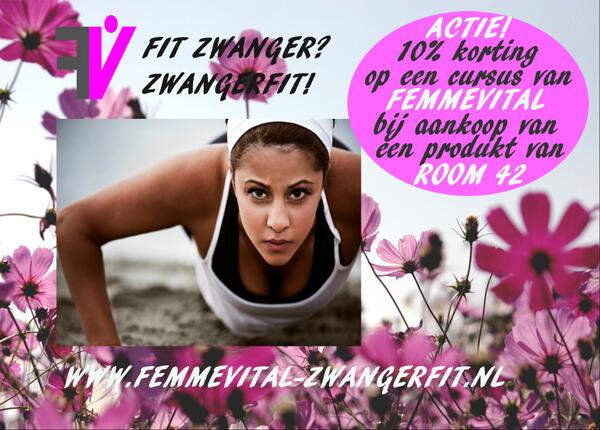 de nieuwe #actie flyer <a href="/FVzwangerfit/">FemmeVital</a> al gezien bij <a href="/room42maternity/">Room42 MaternityWear</a>?