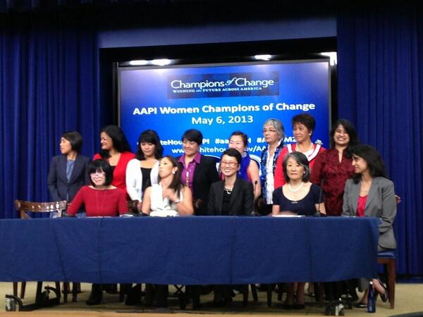 LAClippers's tweet photo. Proud of our own @NatalieNakase, being honored at the White House with Women Champions of Change! #aapiWH #APAHM2013 http://t.co/Bc0Y4cVVAV