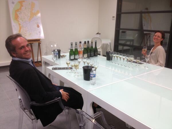 Private tasting at champagne PAUL GOERG tasting room