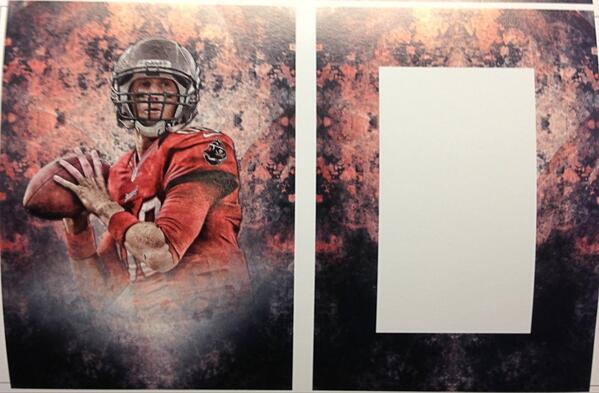 ToppsFB's tweet image. SNEAK PEEK: '13 Inception FB - @Mike_Glennon autograph letter nameplate #BookCard #Inception #RookiePremiere