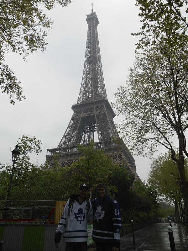 TayHar10's tweet image. Leafs Nation extends to Paris. Prepping for Game 3, Go Leafs Go @MapleLeafs #TMLtalk