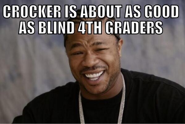 Friscoparody's tweet photo. Crocker.. http://t.co/o04SBTTBTi
