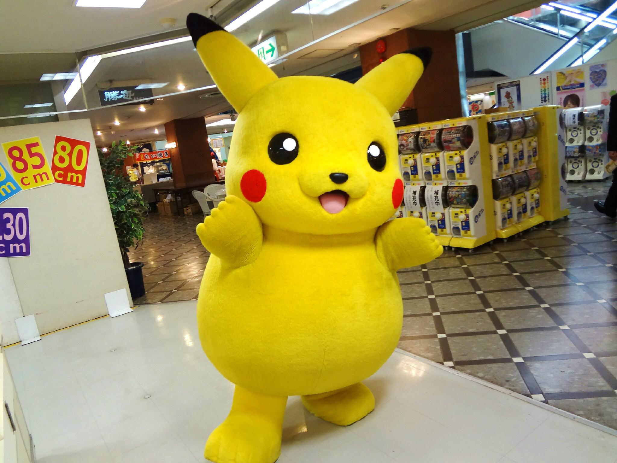 藤丸百貨店 ポケモンセンターｇｗまつりin帯広 ただ今ピカチュウが店内を散歩中 本日正午から最後のピカチュウ撮影会です ぴかちゅうもたくさんのお友達が遊びに来てくれるのを 心待ちにしているようです Http T Co Yejnwejb9x Twitter