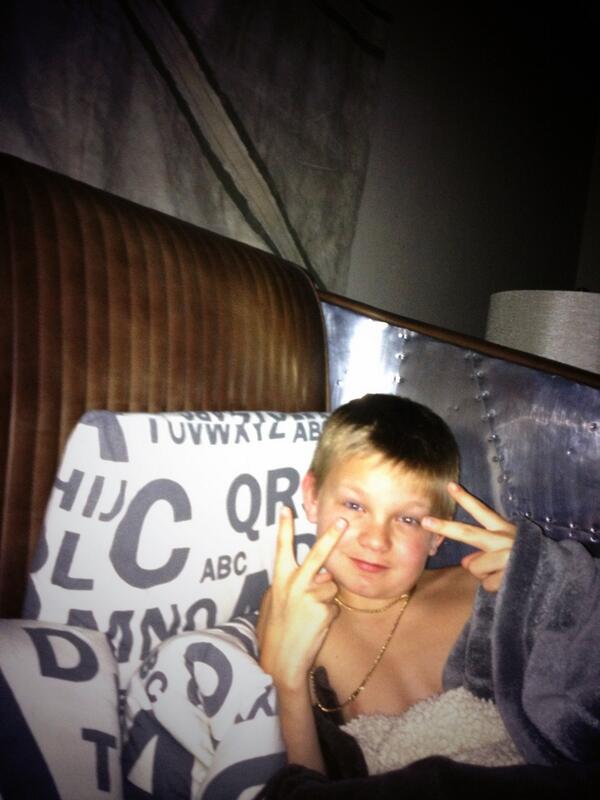 In two hours this boy will be 9 years old