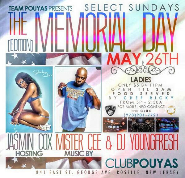 MarcusLebron's tweet photo. The sexxy @JasminCoxxx will be rockin out wit us sunday memorial weekend @ClubPOUYAS http://t.co/8seyRqPz2c
